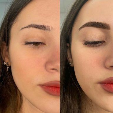 Effet poudré naturel Maquillage permanent sourcils effet poudré Corenc
